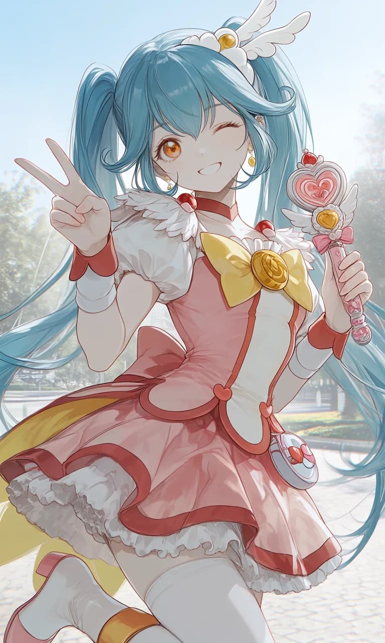 Magic girl got kicked out from Super Hero Agency
