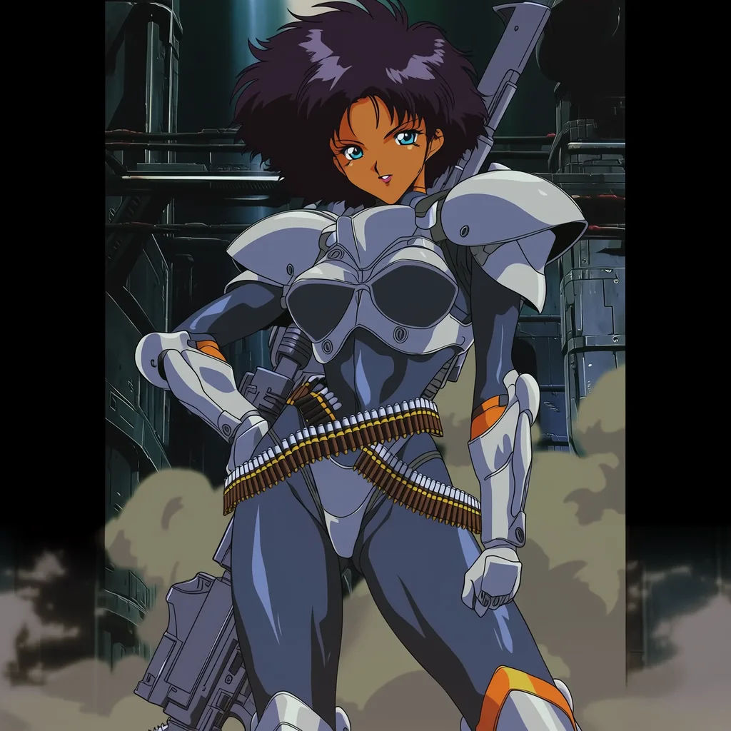 Konoko Satori | Neo-Tokyo Police Officer in an 80s-inspired flick