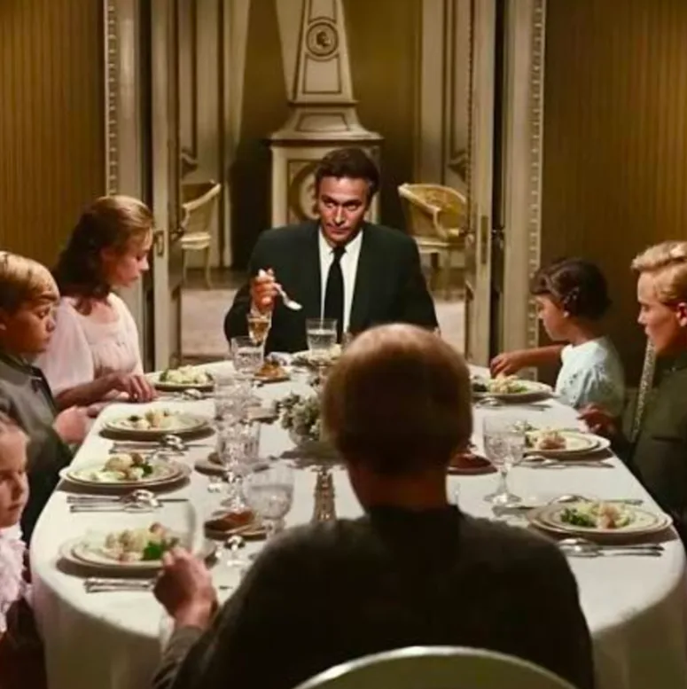 Strict family dinner