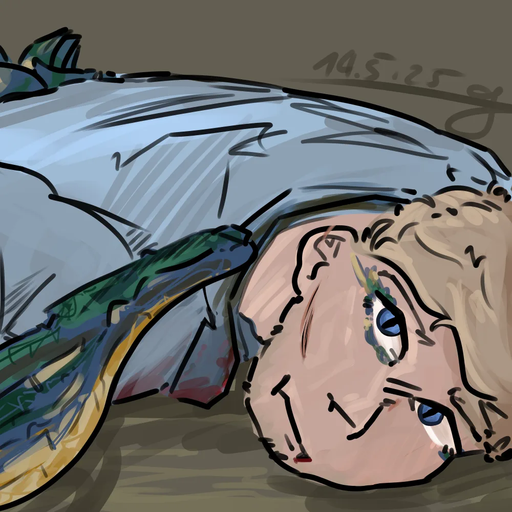 Alligator!Graves - Nesting | He wants to eat you
